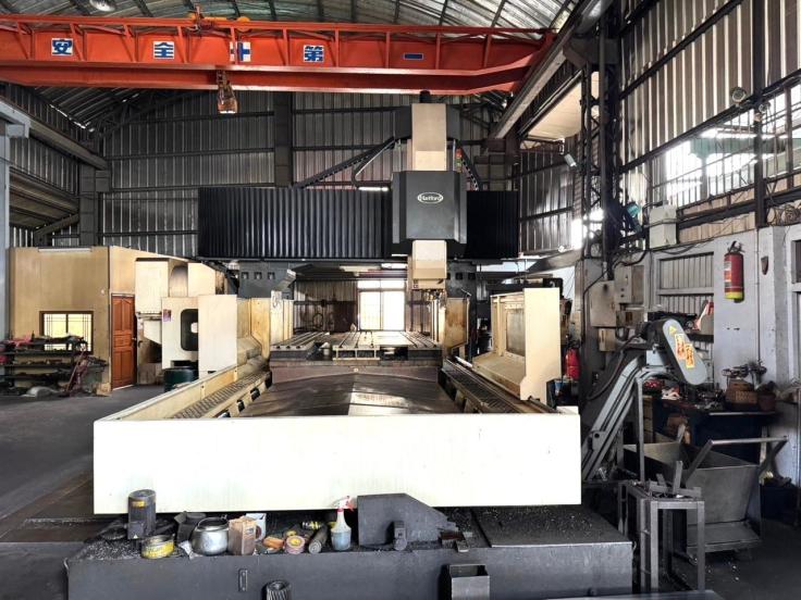 Column Cinter USED HARTFORD HSA-427 CNC DOUBLE COLUMN VERTICAL MACHINING CENTER ...